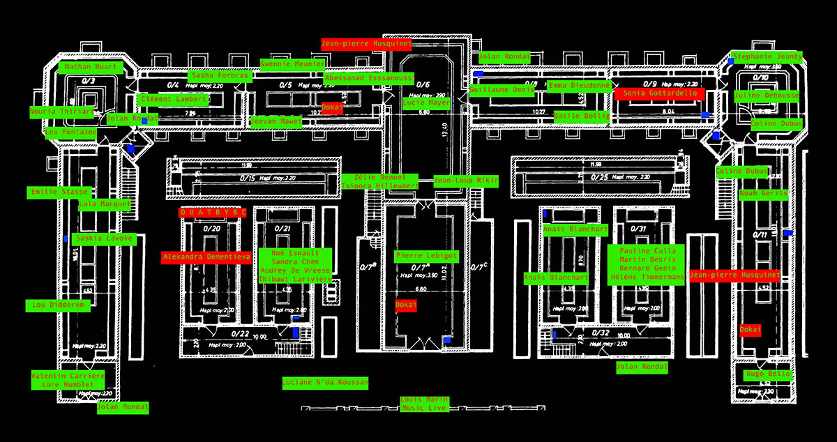 Plan de l'exposition Continuum de la Domestication